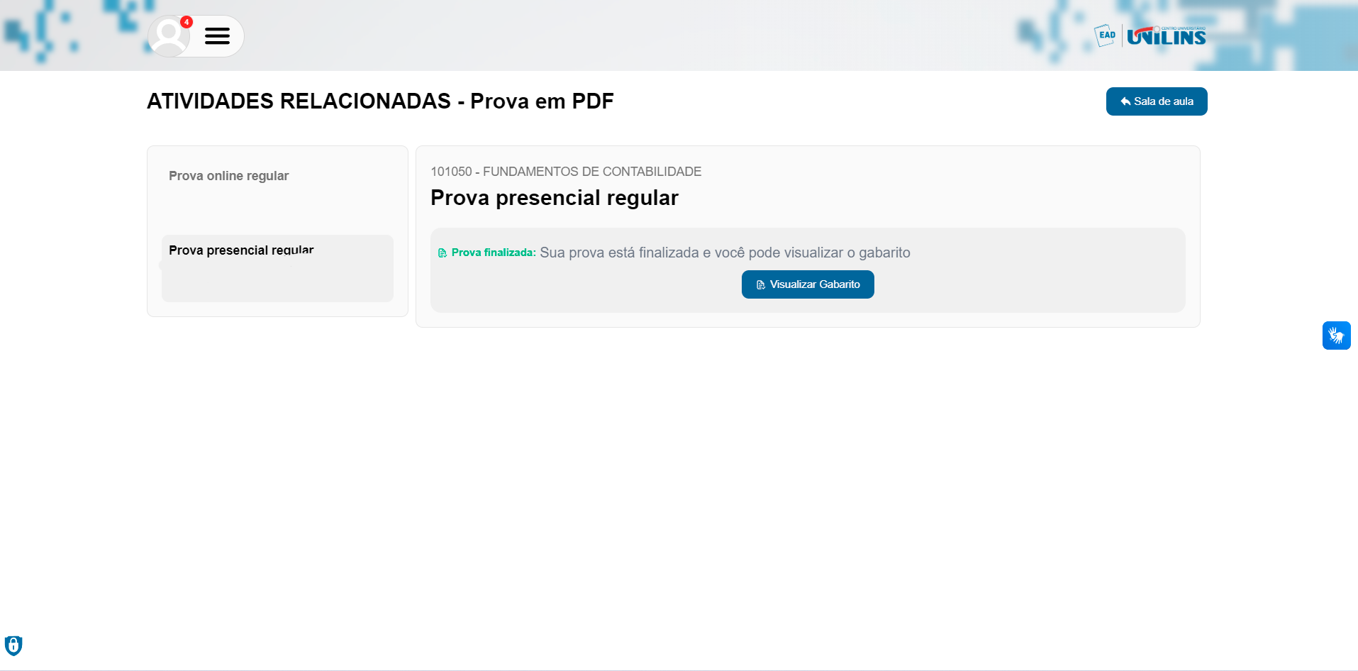 AVA - Ambiente Virtual de Aprendizagem
