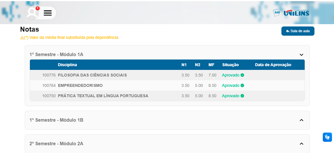 AVA - Ambiente Virtual de Aprendizagem