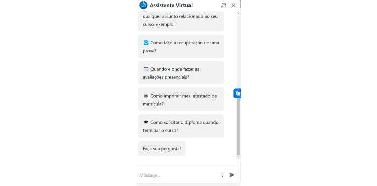 AVA - Ambiente Virtual de Aprendizagem